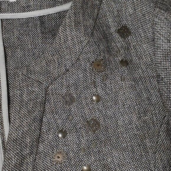 Coldwater Creek jacket blazer 18 brown xl classic old money quiet luxury luxe - Picture 4 of 7